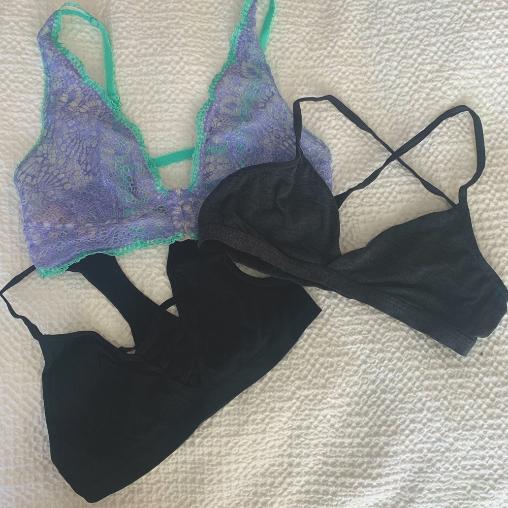 3 Bralettes - image 1